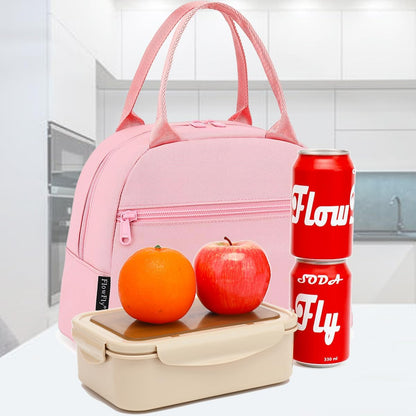 FlowFly Insulated Lunch Cooler Bag - Tote Bag Organizer for Women/Men, Black - Colors A