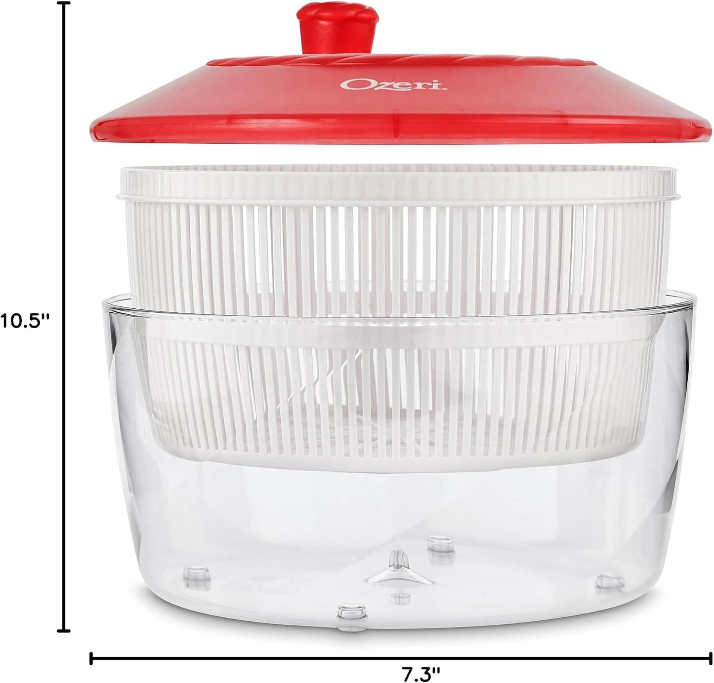 Ozeri Italian Made Fresca Salad Spinner and Serving Bowl, BPA-Free