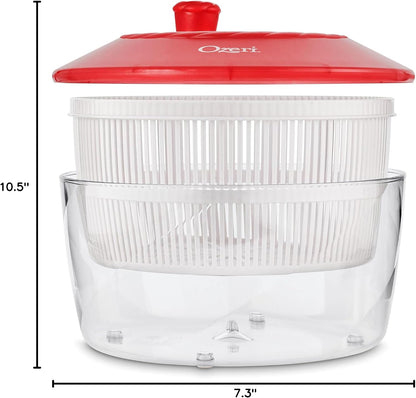 Ozeri Italian Made Fresca Salad Spinner and Serving Bowl, BPA-Free