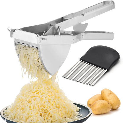 SHIKORI Heavy Duty Stainless Steel Professional Ricer for Mashed Potatoes