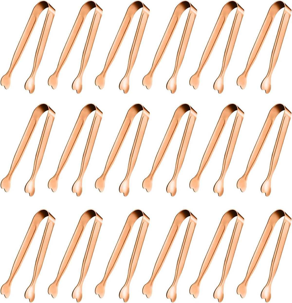 Mini Serving Tongs, Anytrp 18-Packs Stainless Steel Sugar Tongs, 4.3inch Ice Tongs Kitchen Appetizers Tongs for Coffee Bar, Tea Party, Desserts Party, Sugar and Ice Bucket