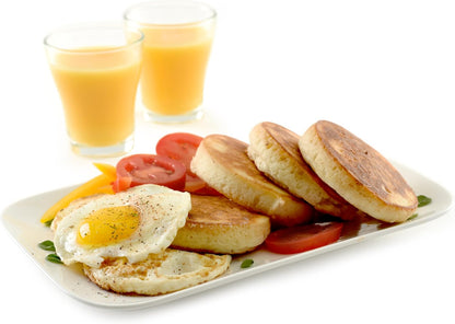 Norpro Stainless Steel Round Egg/Pancake Rings, 3.75", Silver
