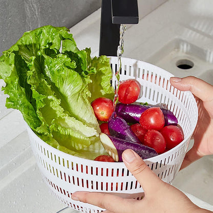 Electric Salad Spinner, 6L Lettuce spinner,Large Capacity Salad Vegetable Dryer,Fruit Salad Washer spinner dryer for Home Kitchen Washing & Drying Leafy Vegetables