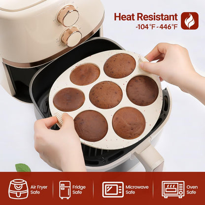 CAKETIME Silicone Mini Muffin Pan, 24 Cups Nonstick Mini Cupcake Pan for Baking Muffin, Cupcake, Egg Bites, Fat Bomb, 1 Pack Confetti