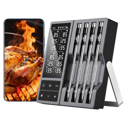 800FT Wireless Meat Thermometer Digital for Grill Smoker BBQ
