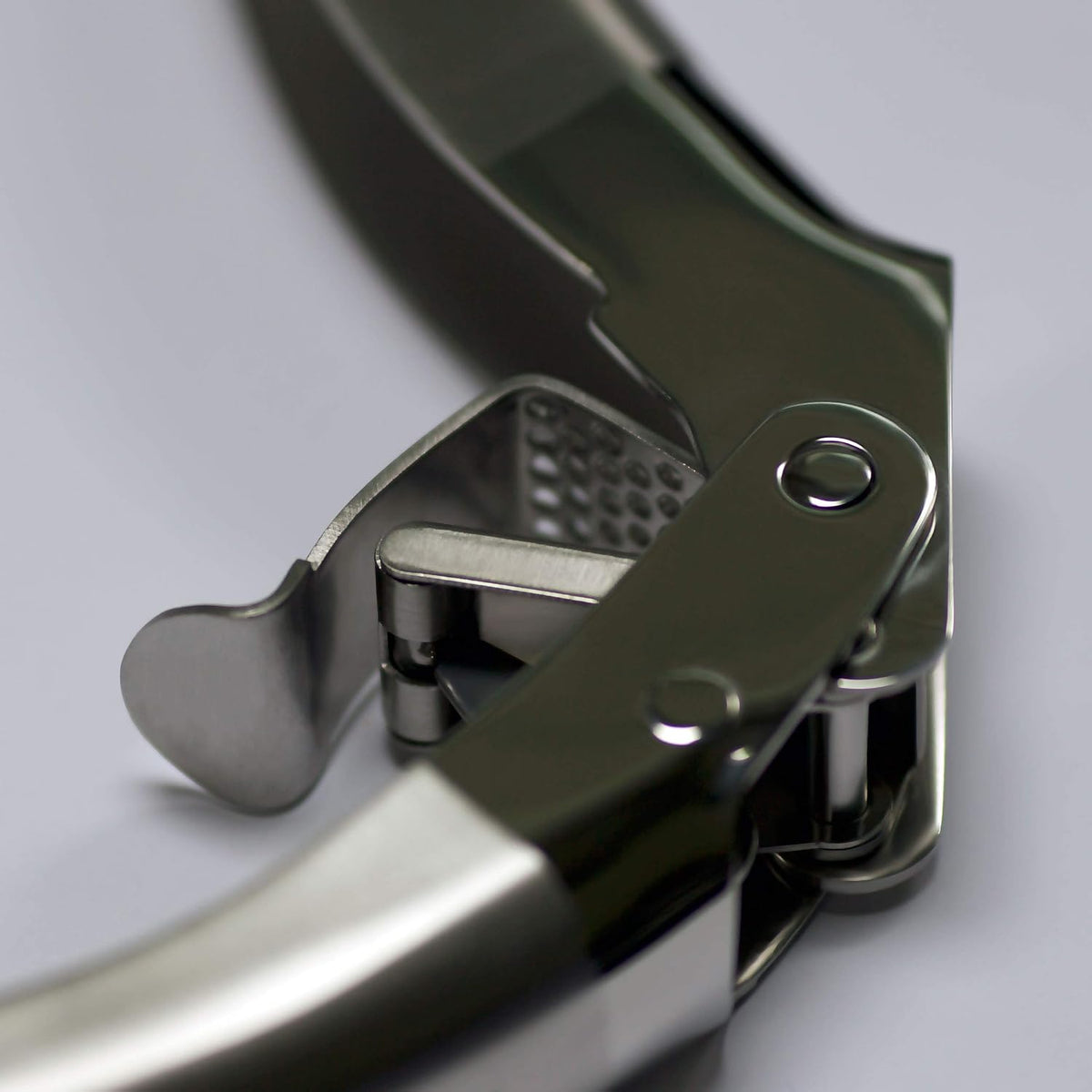 MANNKITCHEN High-Capacity Stainless Steel Double-Lever Garlic Press