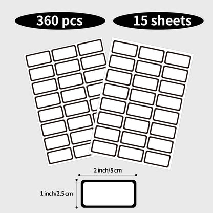 Removable Freezer Labels Stickers, 1 x 3 Inch Blank Removable Freezer Labels Food Storage Stickers, Date Label Waterproof Oil Resistant Easy Clean No Residue- 250 Sheets