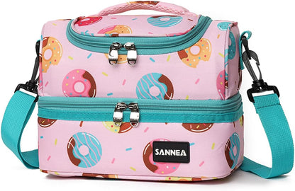 Lunch Bag for Kids Coole Lunch Box Tote for Women Girls Boys Children Student Insulated Bento Bag for School Work Picnic Outdoor Activities