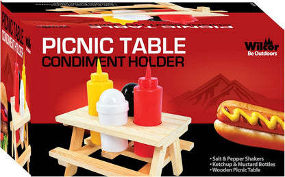 Picnic Table Condiment Holder