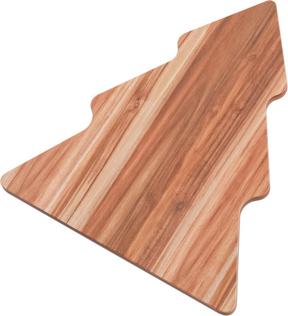 New – Reindeer Charcuterie Board – Acacia Wood Christmas Cutting Board (17x13in) Holiday Serving Tray, Winter Cheese Board, Wooden Christmas Platter & Kitchen Decor Gift for Festive Entertaining