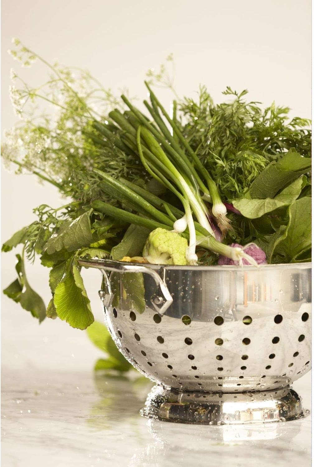 All-Clad Stainless Steel Colander 3 Qt Pasta Strainer