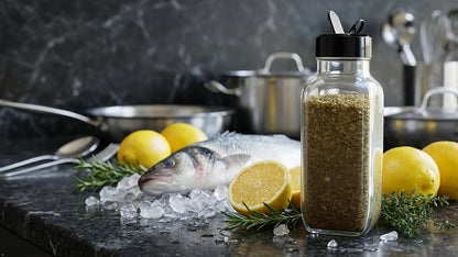 JARMING COLLECTIONS 16oz Glass Spice Shakers with Lids – Large Seasoning Containers with Shaker Tops for Kitchen, Pantry & Herb Storage