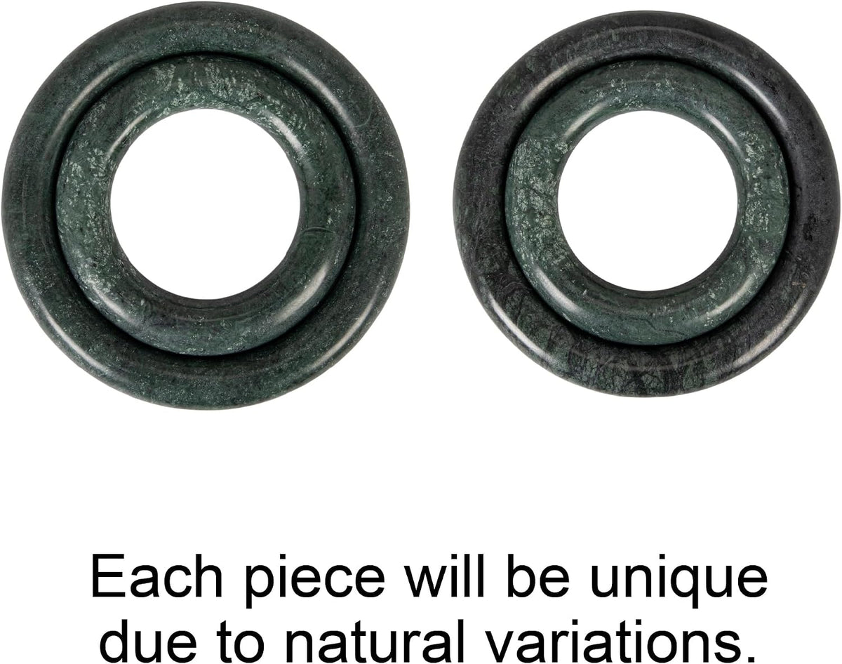 Creative Co-Op Marble Trivets for Dining Table, Set of 2