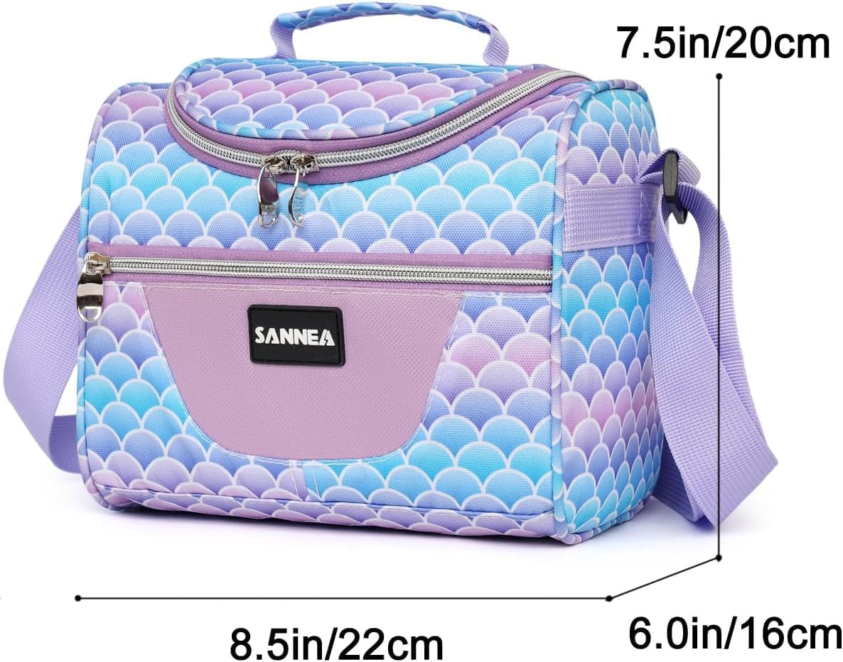 Lunch Bag for Kids Coole Lunch Box Tote for Women Girls Boys Children Student Insulated Bento Bag for School Work Picnic Outdoor Activities