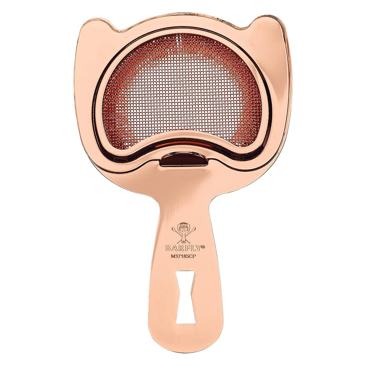 Barfly Fine Mesh Spring Strainer, Black