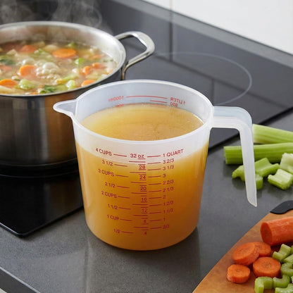 1 Cup/8 Oz Plastic Measuring Cups With Spout And Handle