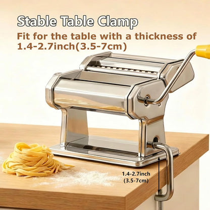 3 in 1 Pasta Maker Machine,7 Adjustable Thickness Settings Pasta Roller