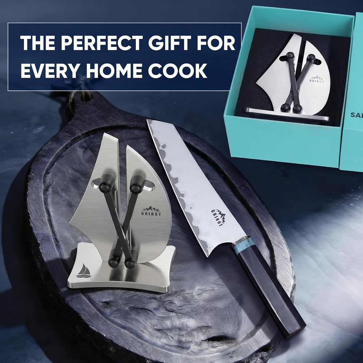 VN3 Professional Knife Sharpener | 3-Action Tungsten Carbide