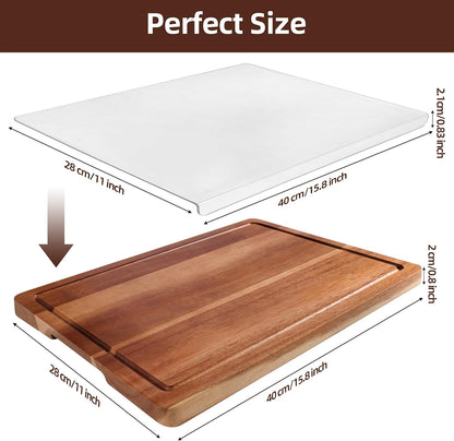 Checkered Cutting Board Set for Kitchen - 3 PCS Solid Wood End Grain Checkerboard Chopping Board with Holder & Juice Groove, Wooden Cutting Boards for Meat, Vegetables, Fruits (S, M, L)