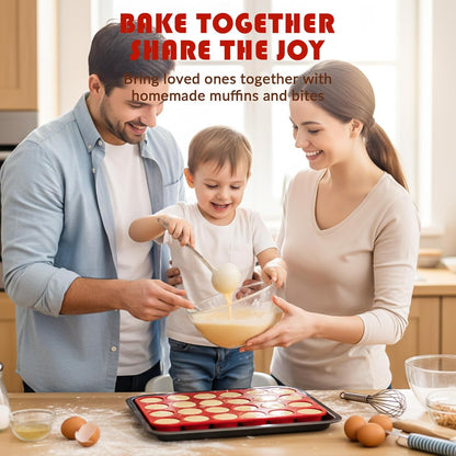 HKNMTT Silicone Muffin Pan for Baking, Cupcake Egg bites Brownie Mold 12 Cup Regular Size, Oven Safe BPA Free kitchen Appliances