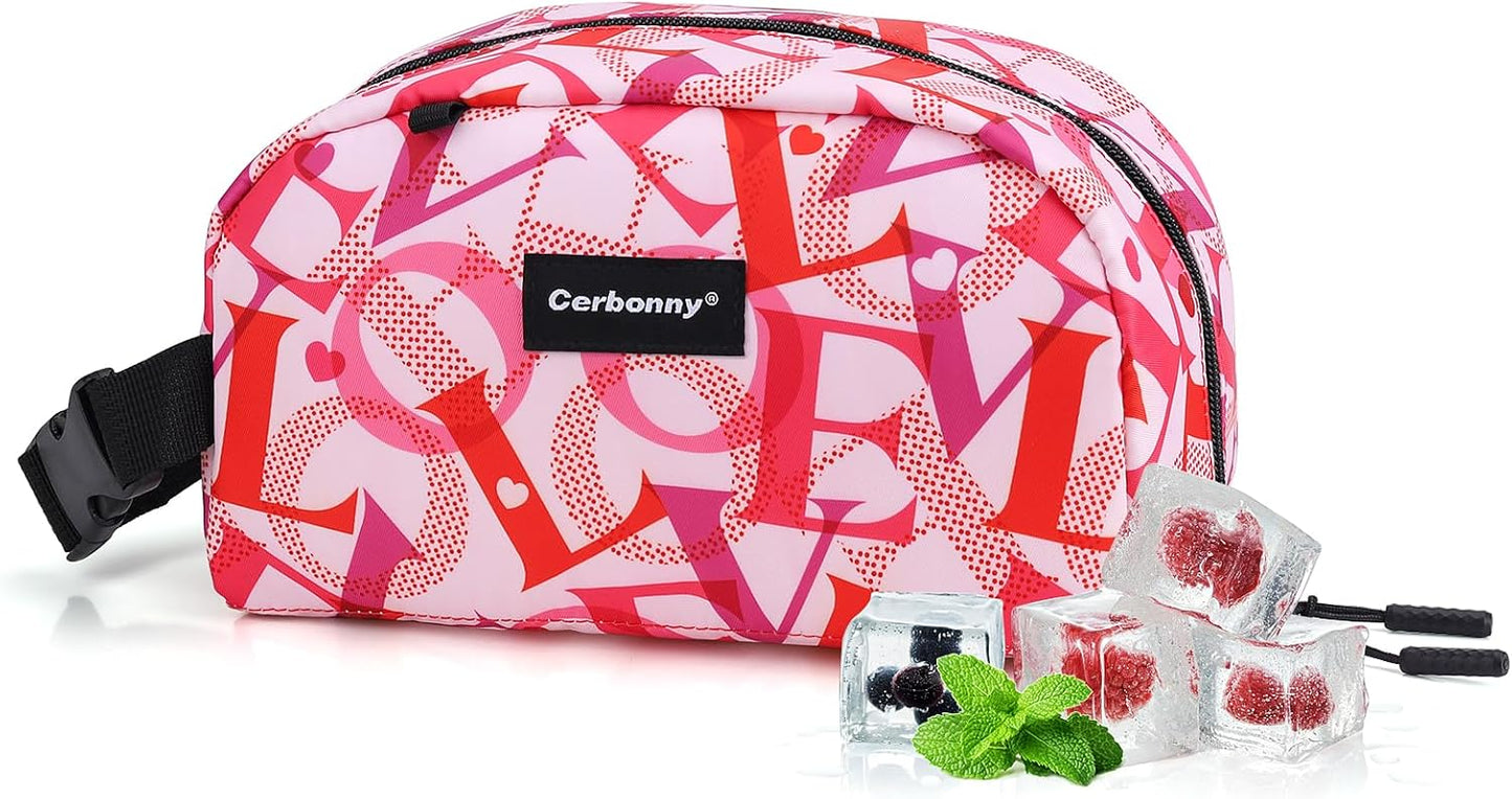Cerbonny Freezable Cooler Bag for Work/School Travel - Mini Insulated Bag Fit For Yogurt