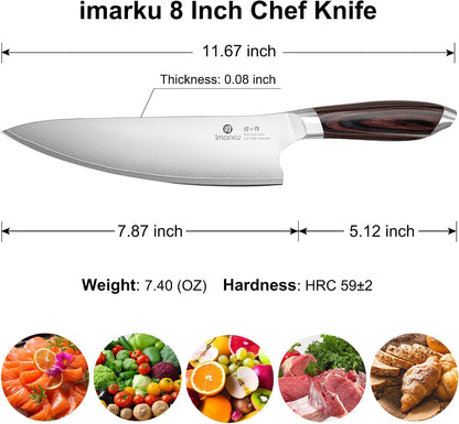 imarku 10 Inch Bread Slicer,Adjustable Thickness Homemade Bread Knife