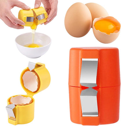 2026 New Egg Shell Opener, Egg Separator Egg Cracker Tool for Raw Eggs