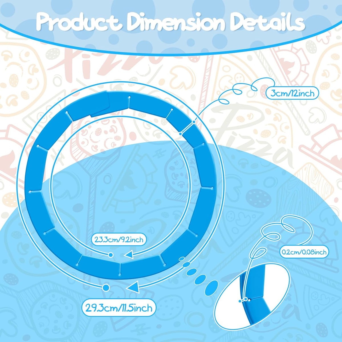 Adjustable Silicone Pie Crust Shield, Reusable for Baking