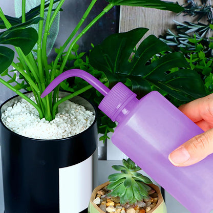 Wash Bottle 2pcs 250ml/8oz Safety Watering Tools, Economy Plastic Squeeze Washing Cleaning With Narrow Mouth Scale Labels for Medical Succulent Irrigation Plant (Black)