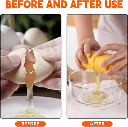 Egg Shell Opener Egg Separator for Raw Eggs,Hard Boiled Egg Peeler Egg Cube Egg Separator,Quickly Cutting Off Cooked Eggs,Stainless Steel Eggshell Breaker Egg Shell Cutter Kitchen Gadgets