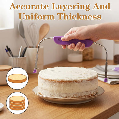 Nogeqi Adjustable Cake Leveler, Cake Slicer Leveler Cutter Tool