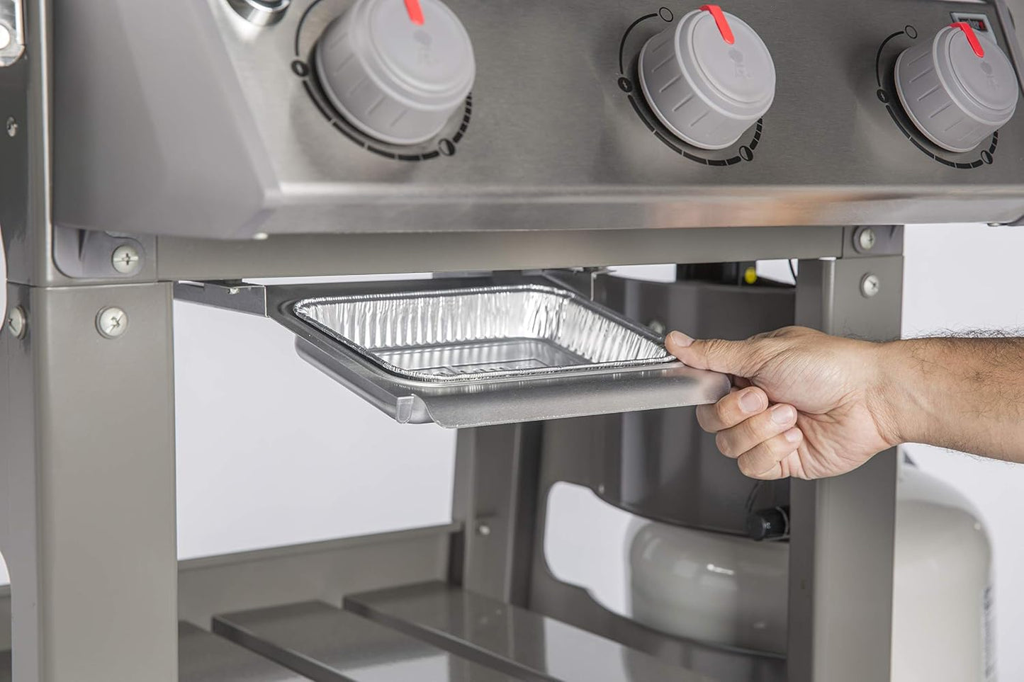 Weber Aluminum Drip Pans 10‑Pack – Disposable Foil Pans for Indirect Cooking, Catching Drippings, Ideal for Roasts, Turkeys & Gravy Drippings - Compatible with Weber Gas Grills - Grill Accessory