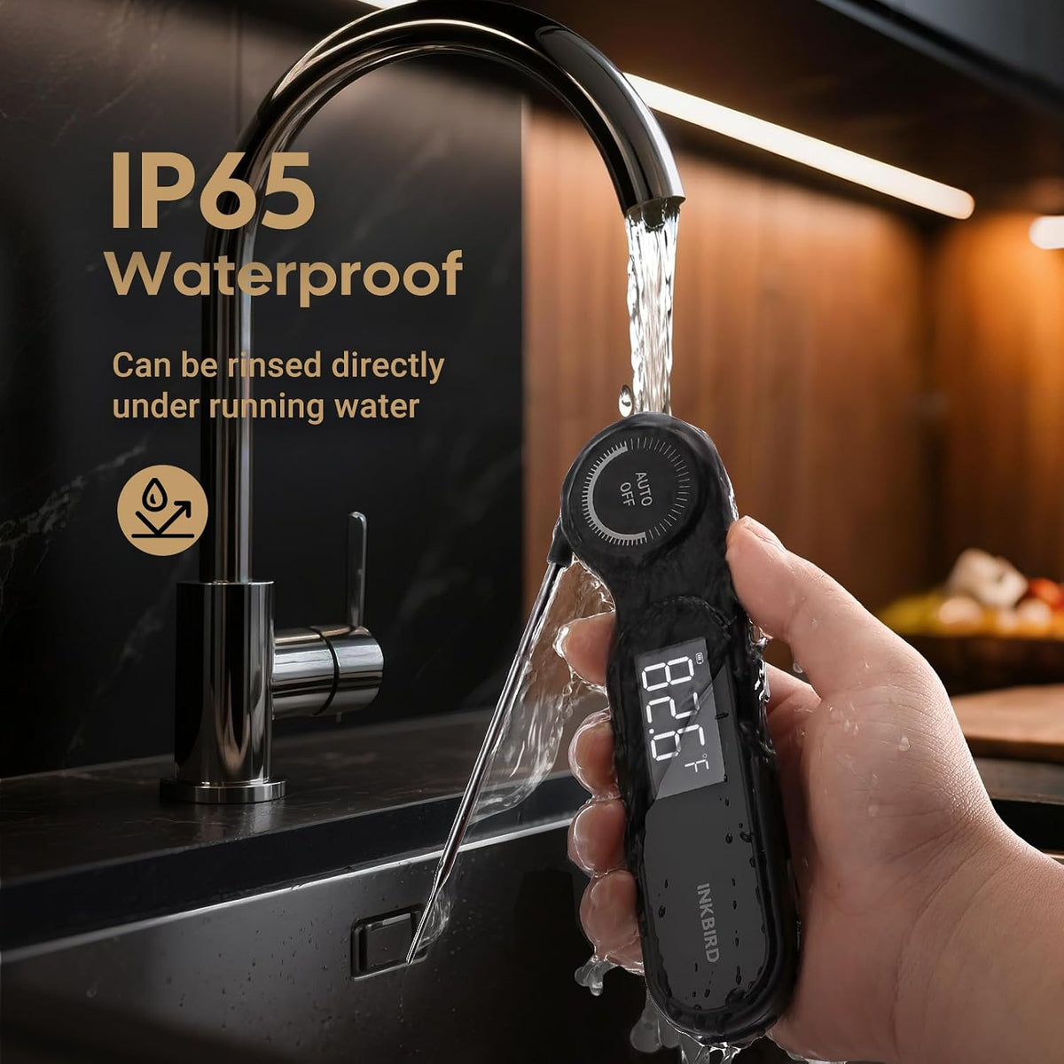 INKBIRD 0.5 Seconds Rechargeable Instant Read Meat Thermometer for Cooking