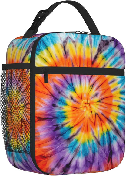 Dinosaur Volcano Insulated Lunch Bag for Women & Men, Reusable Leak-Proof Lunch Box with Cooler Compartment, Lunch Tote for Adults Work Travel Picnic Durable & Washable