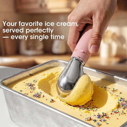 Heated Ice Cream Scoop with Removable Head – Dishwasher Safe