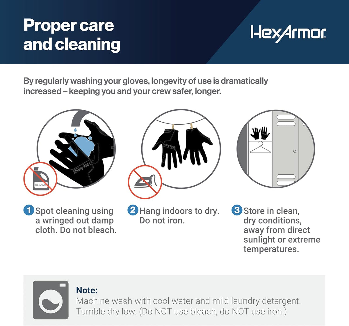 HexArmor Cut-Resistant Safety Work Gloves | HexBlue Series