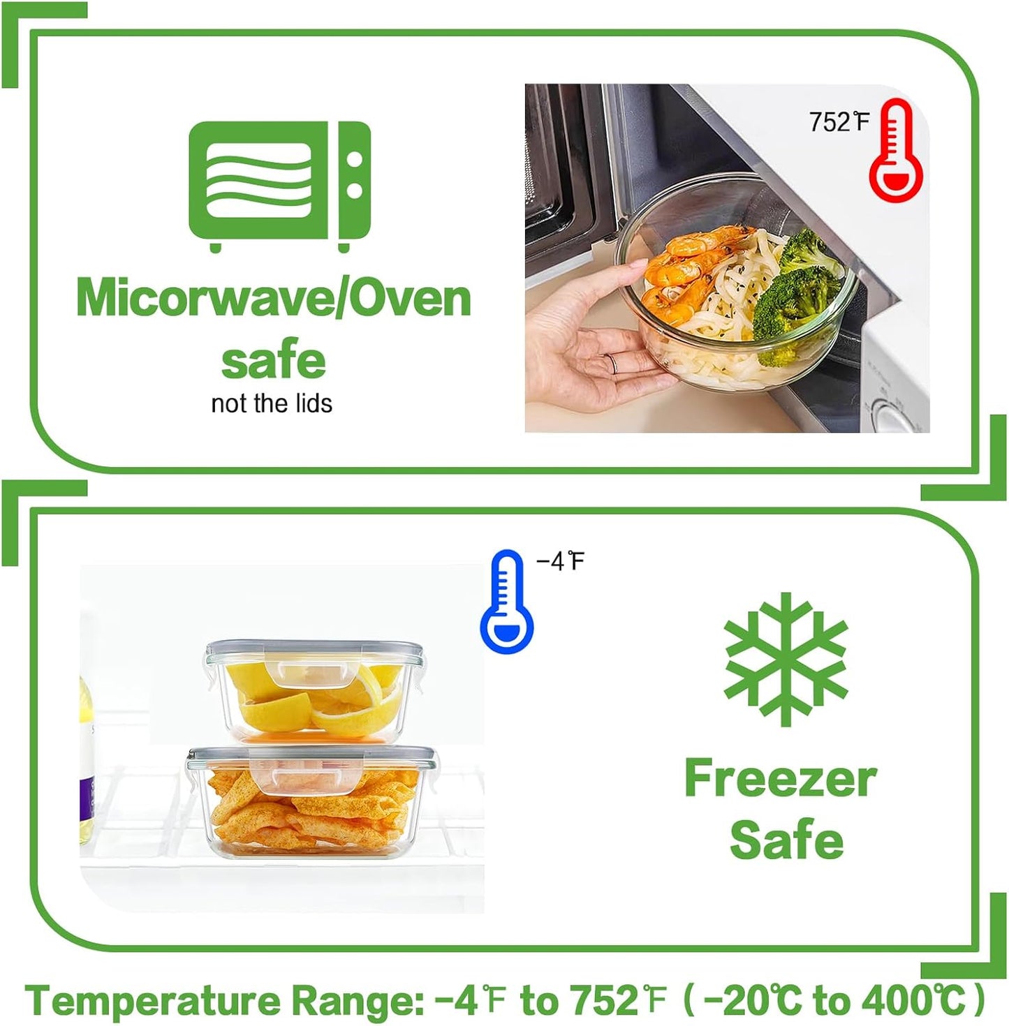 HOMBERKING 24pc Glass Food Storage Containers with Lids, Glass Meal Prep Containers, Airtight Bento Boxes, BPA Free & Leak Proof, Pantry Kitchen Storage(12 lids & 12 Containers) - Purple