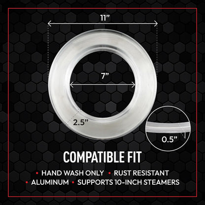 Helen's Asian Kitchen Steaming Ring, 11-Inch, Fits 8-Inch To 11-Inch Steamers, Pot Adapter For Steamed Dumplings, Bao, Vegetables, And Steam Cooking Tasks