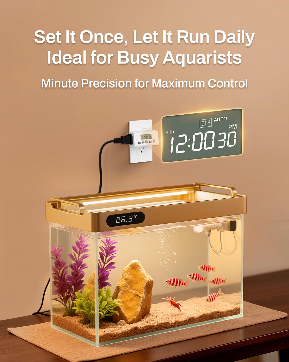 BN-LINK Indoor 7-Day Programmable Digital Timer Outlet, 2 Outlets
