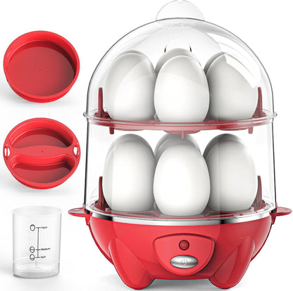 Egg Cooker,Rapid 7 Eggs Boiler with Auto Shut-off-Green