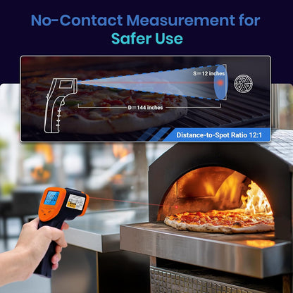 Etekcity Infrared Thermometer Laser Temperature Gun, -58°F~1130°F