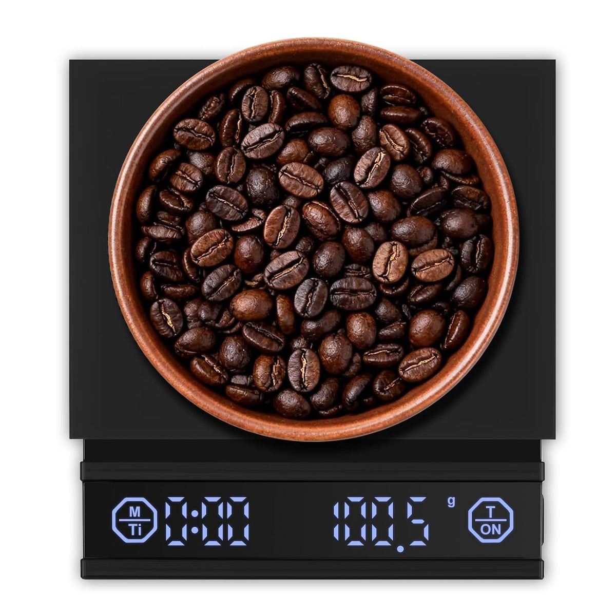 Pro Mael Espresso Coffee Scale with Auto Timer, 2kg/0.1g, Pour Over, Black