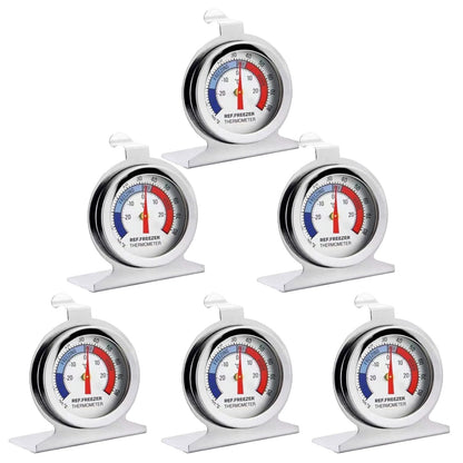 Refrigerator Freezer Thermometer, Large Dial Freezer Thermometer, Cooler/Fridge/Refrigerator Thermometer