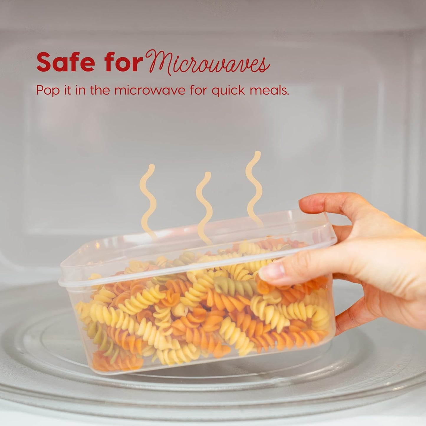 IRIS USA 44 PC Plastic Food Storage Containers With Lids | 22 Meal Prep Containers & 22 Lids | Leftovers Office Lunch Snack Fruit, Microwave Dishwasher Freezer Safe, BPA Free