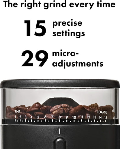 OXO Brew Compact Conical Burr Electric Coffee Bean Grinder - 50g Capacity