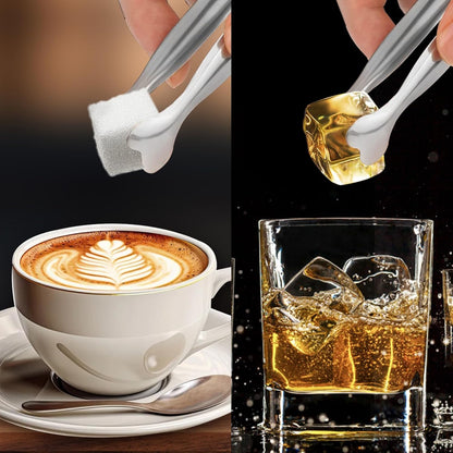 Mini Serving Tongs, Anytrp 18-Packs Stainless Steel Sugar Tongs, 4.3inch Ice Tongs Kitchen Appetizers Tongs for Coffee Bar, Tea Party, Desserts Party, Sugar and Ice Bucket