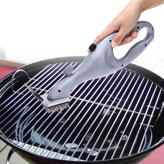 Barbecue Grill Steam Brush,Heavy Duty BBQ Cleaner for Grates Powerful Cleaning Brush Non Scratching Scraper Grate Gas Charcoal Electric Grills Grease Removal Scrubber Deep Cleans