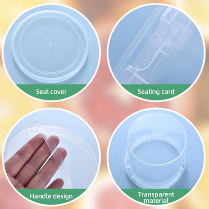 SHPii 88 oz. Square Clear Deli Containers with Lids, BPA-Free, Freezer and Microwave Safe Food Storage Containers, Reusable for Kitchen Storage, Meal Prep, Take-out, Restaurant Supplies.(10 packs)