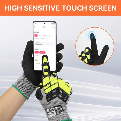 Safety Work Gloves,Impact Gloves for Men Women