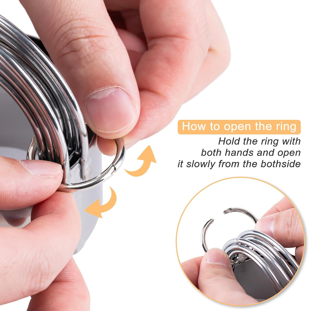 Husfunov Biscuit Cutter Set, Round Cookie Cutters with Handle